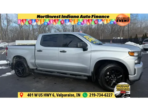 Gray 2020 CHEVROLET SILVERADO 1500 CUSTOM for sale in Schererville, IN