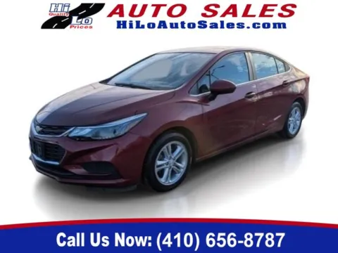 Red 2018 Chevrolet Cruze LT for sale in Cockeysville, MD