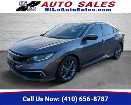 Gray 2020 Honda Civic EX for sale in Cockeysville, MD