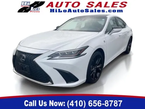 White 2019 Lexus ES 350 F Sport for sale in Cockeysville, MD
