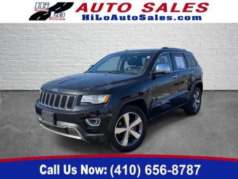 Black 2015 Jeep Grand Cherokee Limited for sale in Cockeysville, MD