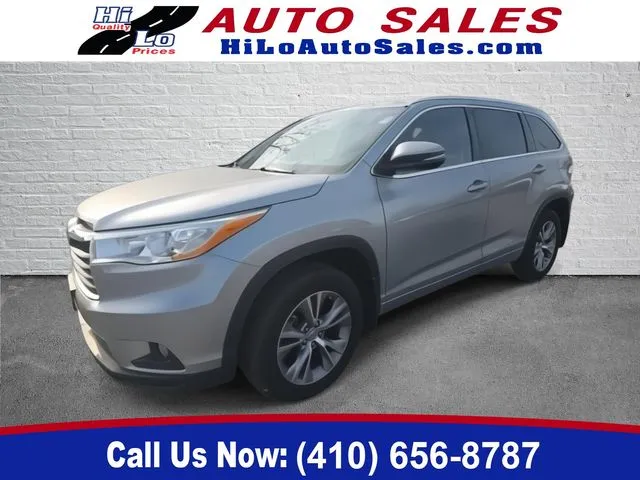 2014 Toyota Highlander XLE V6 for sale in Cockeysville, MD