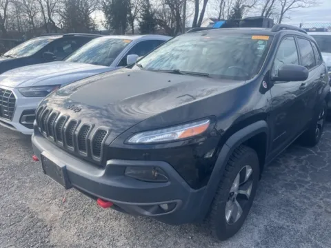 Black 2017 Jeep Cherokee Trailhawk for sale in Cockeysville, MD