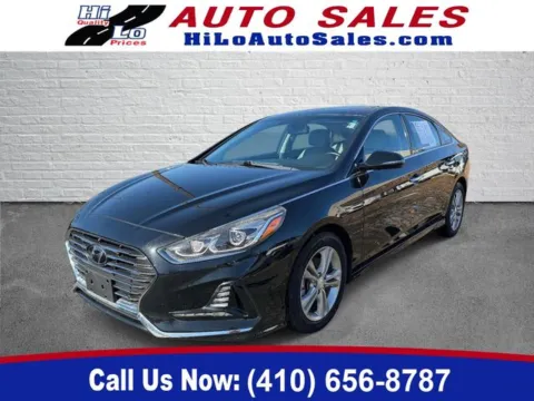 Black 2018 Hyundai Sonata Limited for sale in Cockeysville, MD