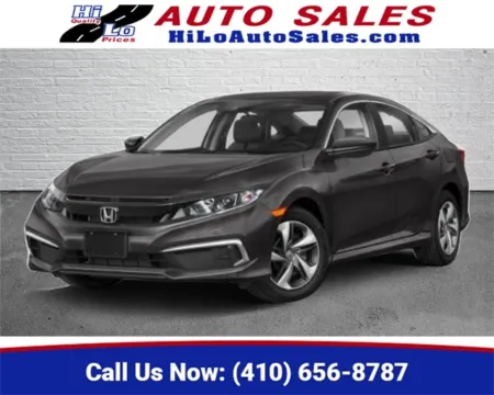 Blue 2020 Honda Civic LX for sale in Cockeysville, MD