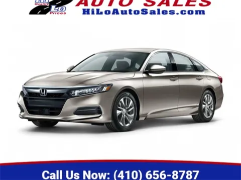 Black 2018 Honda Accord LX for sale in Cockeysville, MD