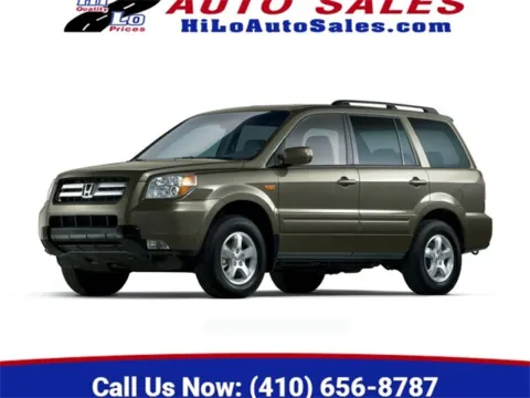 Red 2008 Honda Pilot EX-L for sale in Cockeysville, MD