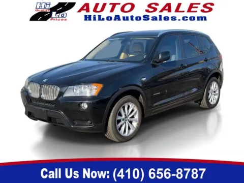 White 2014 BMW X3 xDrive28i for sale in Cockeysville, MD