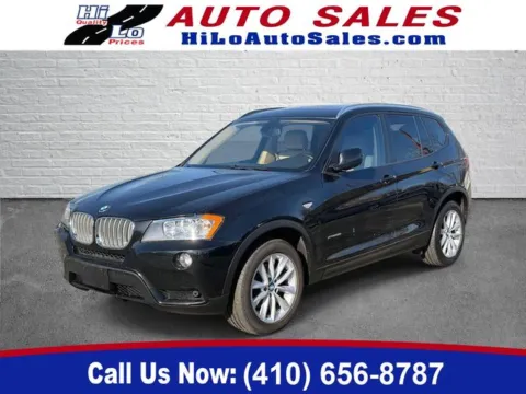 White 2014 BMW X3 xDrive28i for sale in Cockeysville, MD