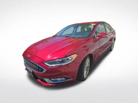 Red 2017 Ford Fusion Platinum for sale in Cockeysville, MD