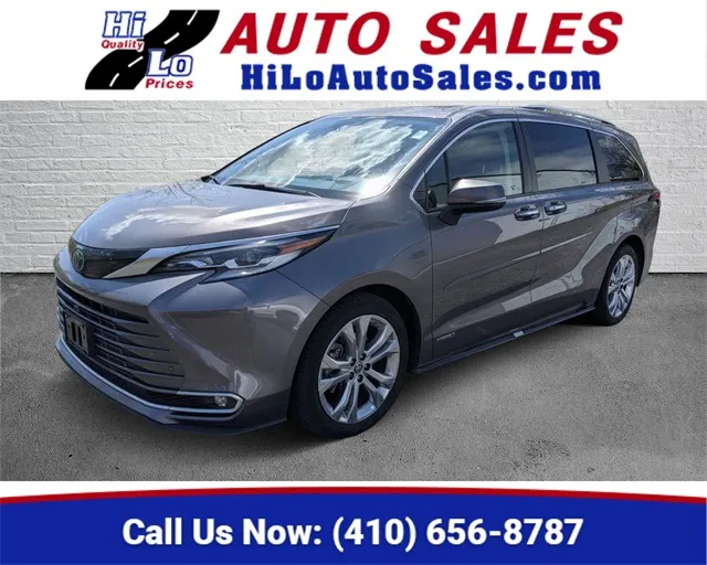 Used 2021 Toyota Sienna Platinum for sale in Cockeysville, MD at Hi Lo ...