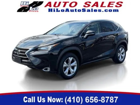 Black 2017 Lexus NX 200t for sale in Cockeysville, MD