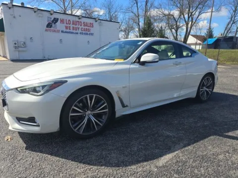 White 2017 INFINITI Q60 3.0t Premium for sale in Cockeysville, MD
