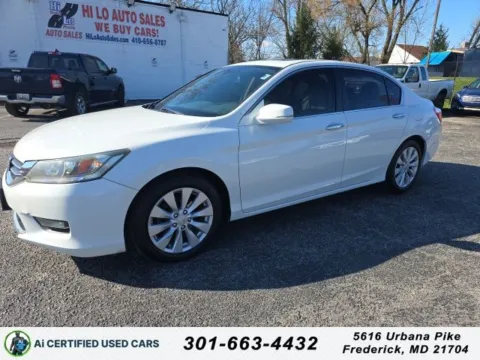 White 2015 Honda Accord EX-L for sale in Cockeysville, MD