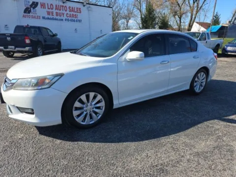 White 2015 Honda Accord EX-L for sale in Cockeysville, MD