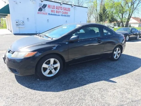 Black 2007 Honda Civic EX for sale in Cockeysville, MD