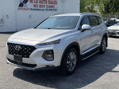 Silver 2019 Hyundai Santa Fe SEL Plus for sale in Cockeysville, MD