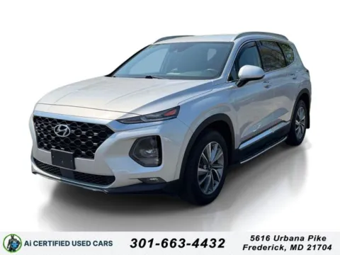 Silver 2019 Hyundai Santa Fe SEL Plus for sale in Cockeysville, MD