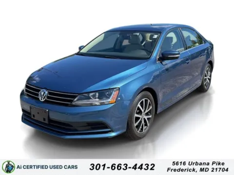 Blue 2017 Volkswagen Jetta 1.4T SE for sale in Cockeysville, MD