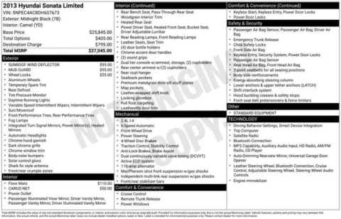More photos of 2013 Hyundai Sonata Limited at Used Cars of Baltimore, MD