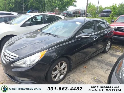 Black 2013 Hyundai Sonata Limited for sale in Cockeysville, MD