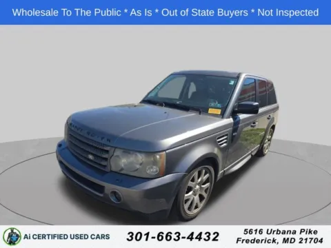 Gray 2009 Land Rover Range Rover Sport HSE for sale in Cockeysville, MD