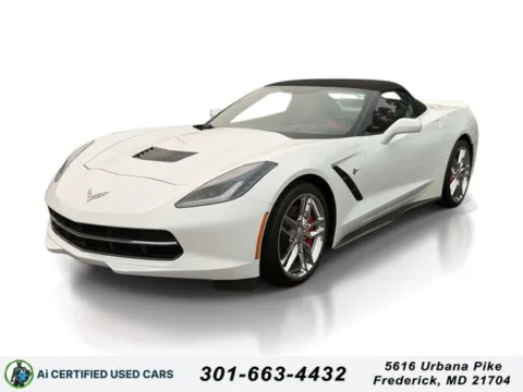 White 2015 Chevrolet Corvette Stingray Z51 for sale in Cockeysville, MD