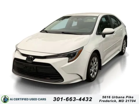 White 2024 Toyota Corolla LE for sale in Cockeysville, MD