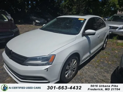 White 2015 Volkswagen Jetta 2.0L TDI SE for sale in Cockeysville, MD