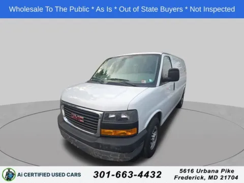 White 2018 GMC Savana 2500 Work Van for sale in Cockeysville, MD