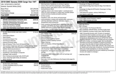 More photos of 2018 GMC Savana 2500 Work Van at Used Cars of Baltimore, MD