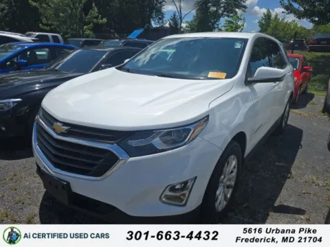 White 2020 Chevrolet Equinox LT for sale in Cockeysville, MD