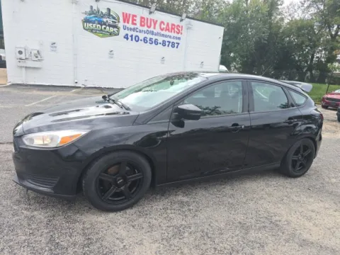 Black 2017 Ford Focus SE for sale in Cockeysville, MD