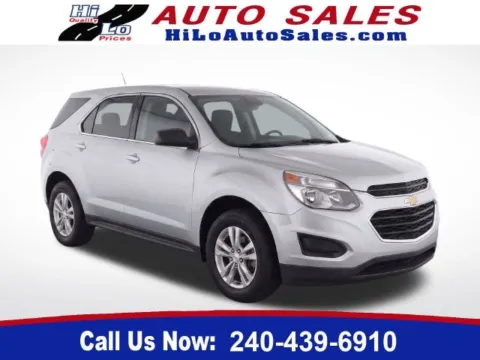 Silver 2016 Chevrolet Equinox LS for sale in Cockeysville, MD