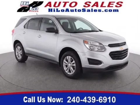 Silver 2016 Chevrolet Equinox LS for sale in Cockeysville, MD