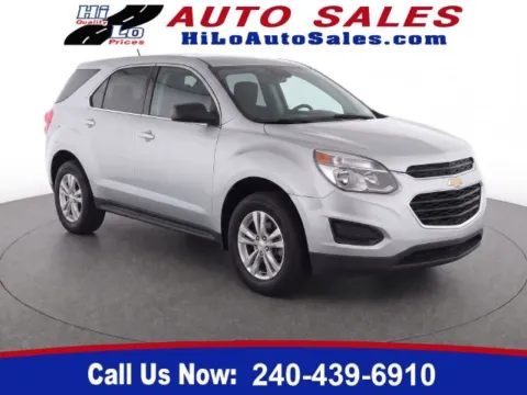 Silver 2016 Chevrolet Equinox LS for sale in Cockeysville, MD
