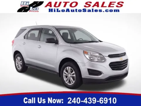 Silver 2016 Chevrolet Equinox LS for sale in Cockeysville, MD