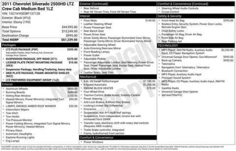 Photos of 2011 Chevrolet Silverado 2500 HD LTZ for sale in Cockeysville, MD at Used Cars of Baltimore