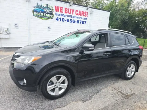 Black 2013 Toyota RAV4 XLE for sale in Cockeysville, MD