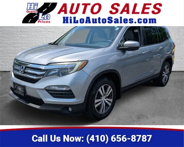 Silver 2017 Honda Pilot EX-L for sale in Cockeysville, MD