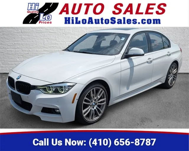 White 2016 BMW 3 Series 340i xDrive for sale in Cockeysville, MD