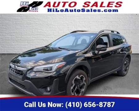 Black 2022 Subaru Crosstrek Limited for sale in Cockeysville, MD