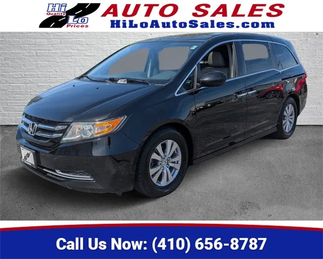 Black 2015 Honda Odyssey EX-L for sale in Cockeysville, MD