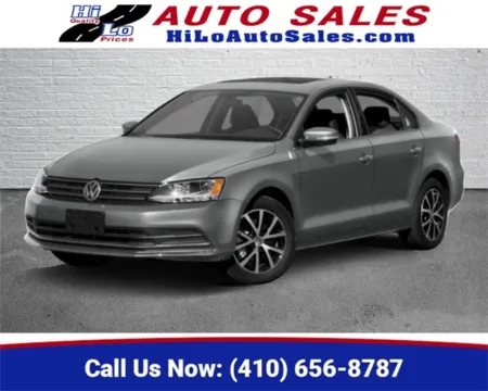 Silver 2015 Volkswagen Jetta 1.8T SE for sale in Cockeysville, MD