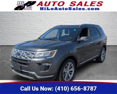 Gray 2018 Ford Explorer Limited for sale in Cockeysville, MD