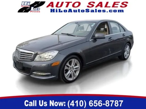 Gray 2014 Mercedes-Benz C-Class C 300 for sale in Cockeysville, MD