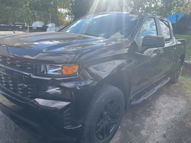 Black 2021 Chevrolet Silverado 1500 Custom for sale in Cockeysville, MD