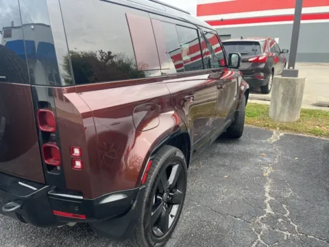 Another view of 2025 Land Rover Defender 110 Sedona Red for sale in Cockeysville, MD at Hi Lo Auto Sales - Cockeysville