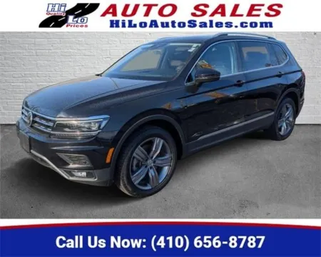 Black 2019 Volkswagen Tiguan 2.0T SEL Premium for sale in Cockeysville, MD