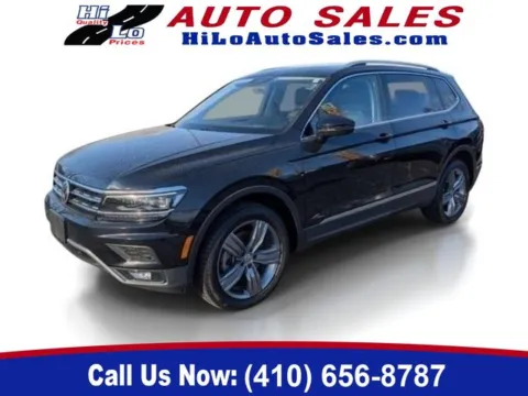 Black 2019 Volkswagen Tiguan 2.0T SEL Premium for sale in Cockeysville, MD